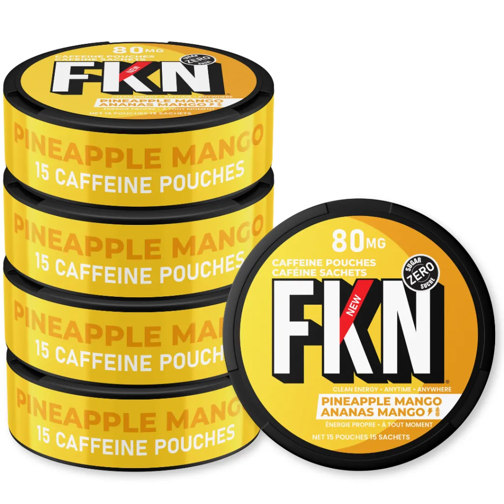FKN Caffeine Pouches (Pineapple Mango) 80MG (USA)