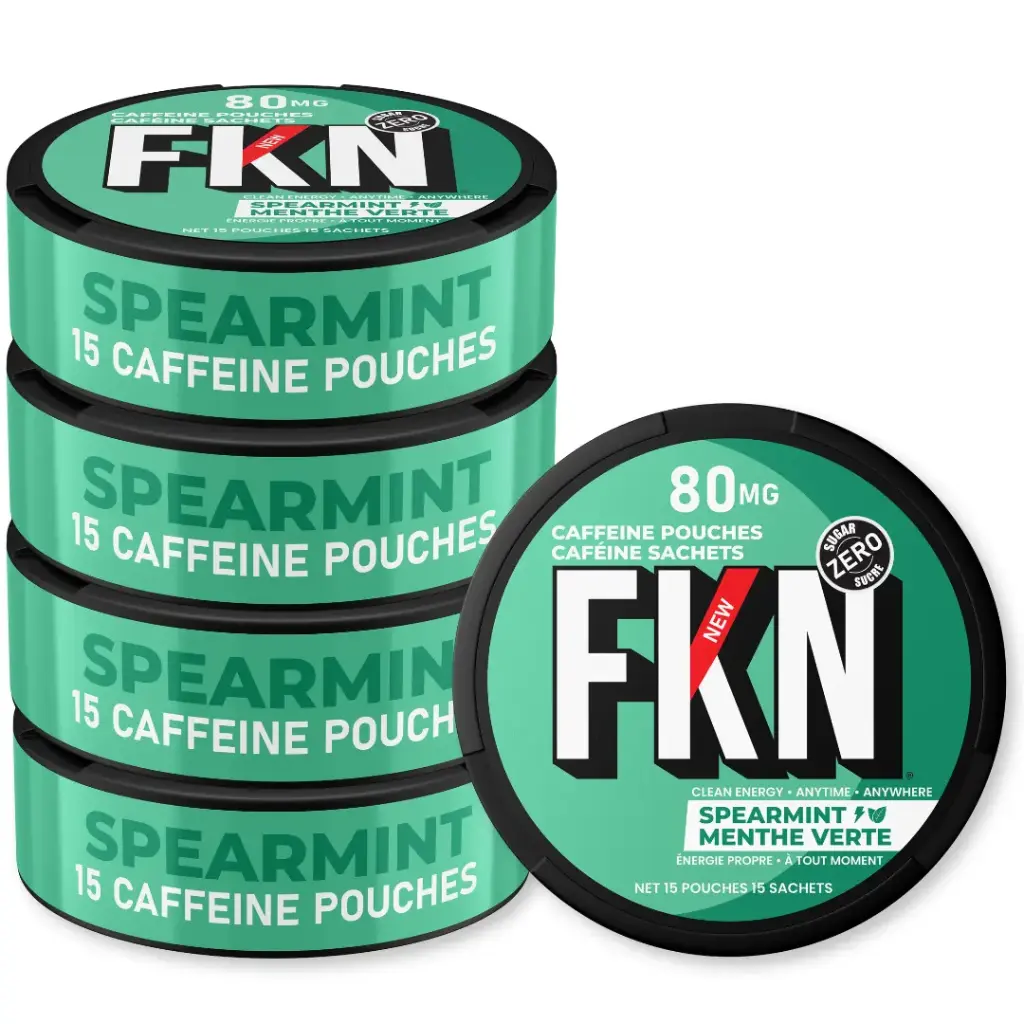 FKN Caffeine Pouches (Spearmint Surge) 80MG (USA)