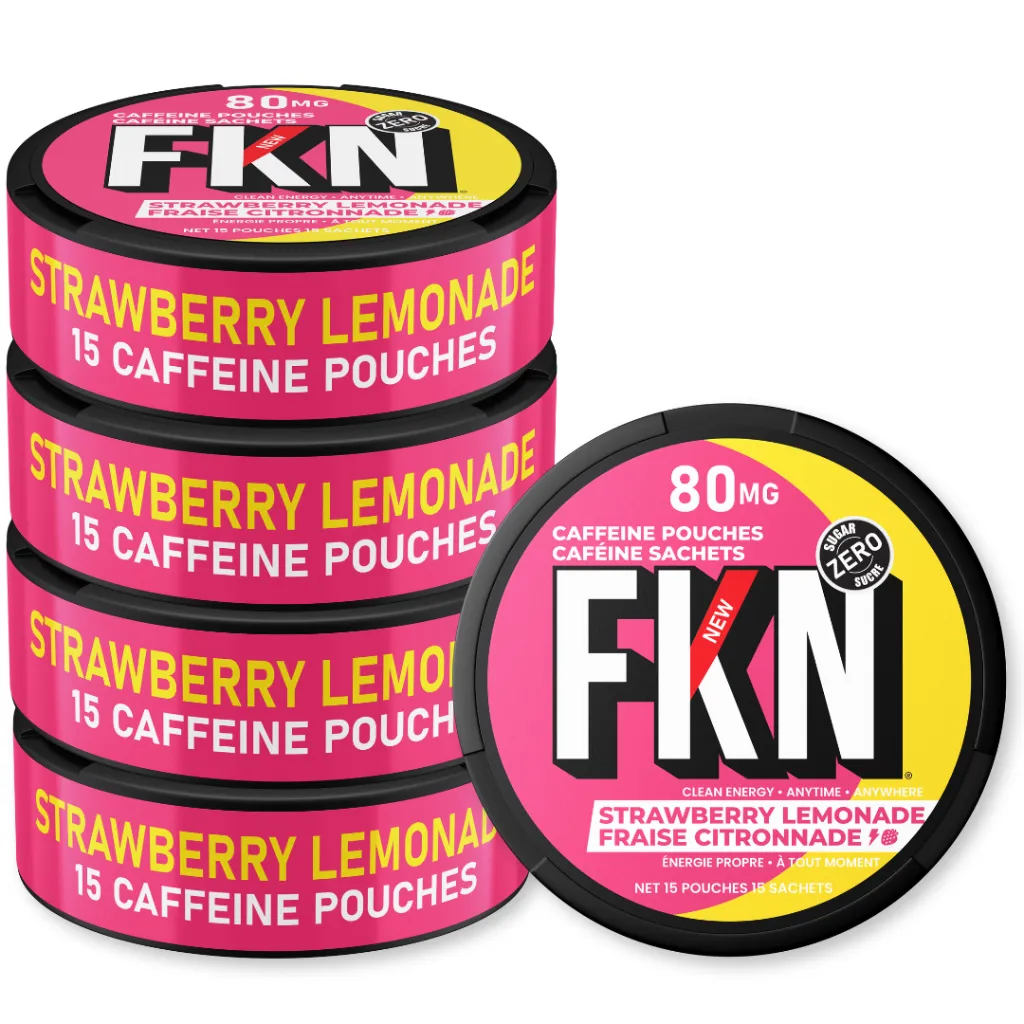 FKN Caffeine Pouches (Strawberry Lemonade) 80MG (USA)