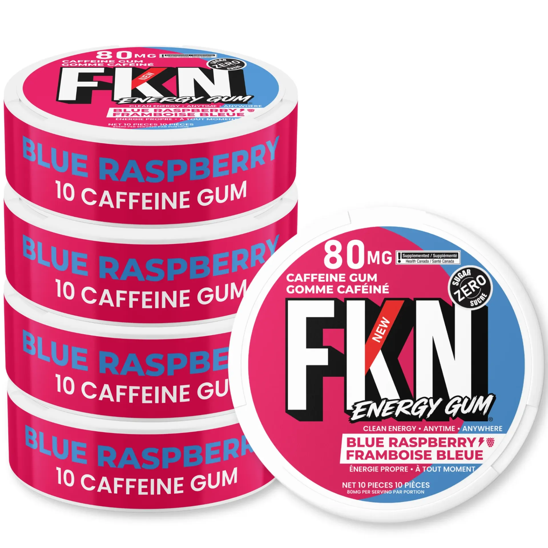 FKN Energy Gum — Blue Raspberry